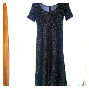 Vintage wide leg romper